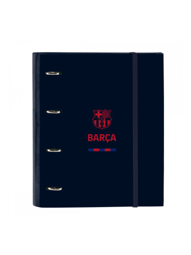 Папка с пръстени F.C. Barcelona Морско син (27 x 32 x 3.5 cm)