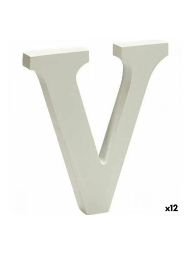 Декорация Писмо V (1 x 15 x 13,5 cm) (12 броя)