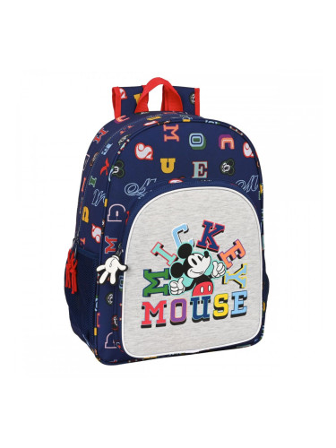 Училищна чанта Mickey Mouse Clubhouse Only one Морско син (33 x 42 x 14 cm)