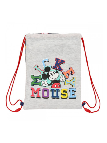 Раница с връвка Mickey Mouse Clubhouse Only one Морско син (26 x 34 x 1 cm)