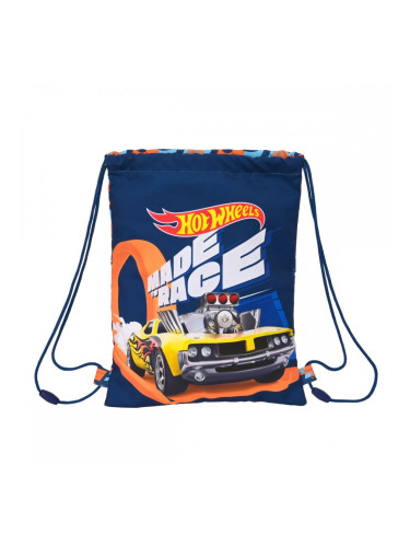 Раница с връвка Hot Wheels Speed club Оранжев (26 x 34 x 1 cm)