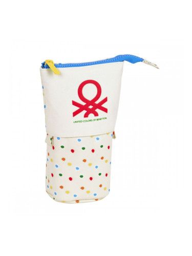 Кутия за Моливи Benetton Topitos Бял (8 x 19 x 6 cm)