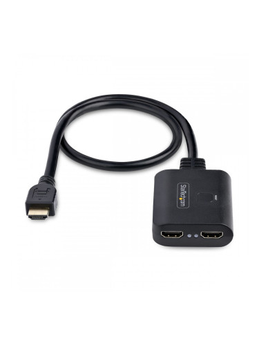 Кабел HDMI Startech HDMI-SPLITTER-4K60UP Черен