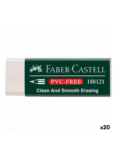 Гума Faber-Castell Бял (20 броя)