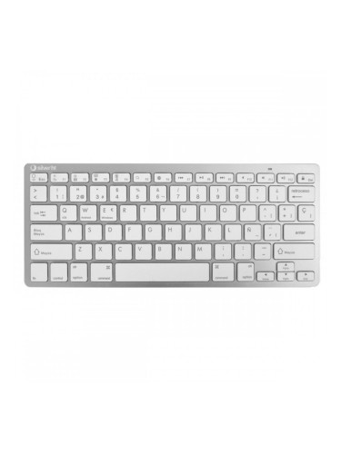 Клавиатура Silver HT Teclado Inalámbrico Colors Edition - Blanco Испанска Qwerty Сребрист