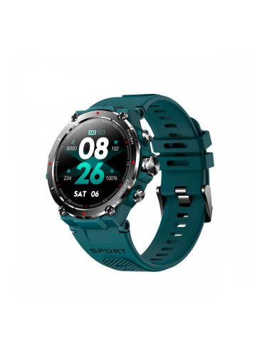 Смарт часовник DCU STRAVA Синьо-зелен 1,3"