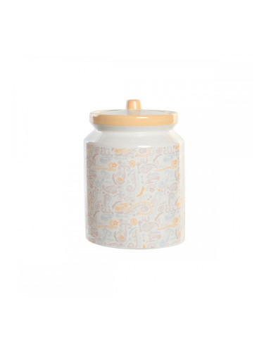 Лодка DKD Home Decor Бял Жълт Dolomite Shabby Chic (15 x 15 x 21 cm)