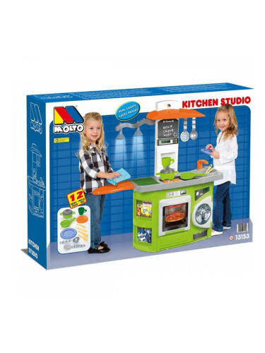 Кухня  Играчка Moltó K Kitchen Studio 80 x 28 x 82 cm 12 Части 13153