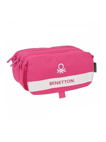 Троен Моливник Benetton Raspberry 21,5 x 10 x 8 cm Фуксия
