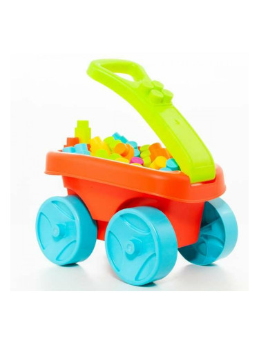 Строителни Блокове Moltó    20 Части Количка за пазаруване