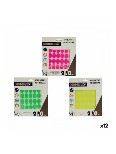 Стикери Овал 17 x 24 mm (12 броя)