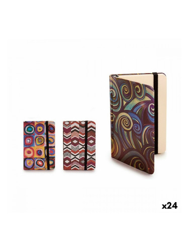 Бележника B7 Форми 100 Листи 9 x 1 x 14 cm (24 броя)