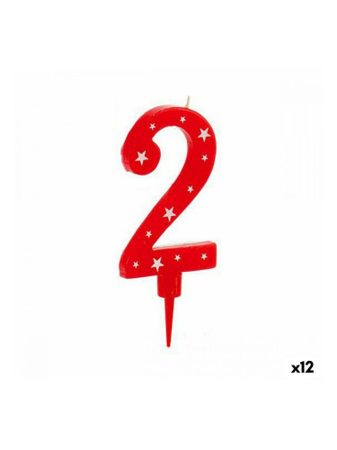 Свещ Рожден Ден Номера 2 (12 броя)