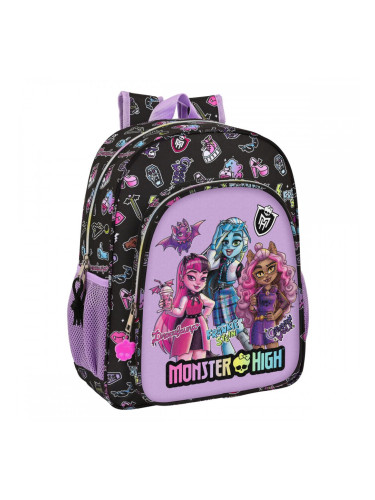 Училищна чанта Monster High Creep Черен 32 X 38 X 12 cm