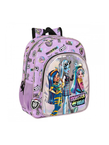 Училищна чанта Monster High Best boos Люляк 32 X 38 X 12 cm