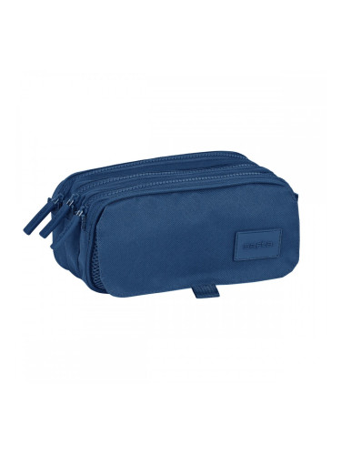 Троен Моливник Safta 21,5 x 10 x 8 cm Морско син