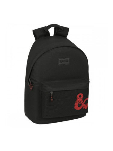 Училищна чанта Dungeons & Dragons   31 x 41 x 16 cm Черен