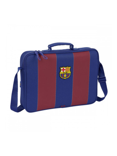 Ученическа Чанта F.C. Barcelona Червен Морско син 38 x 28 x 6 cm