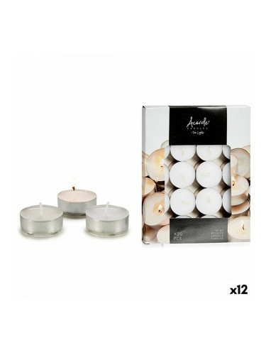 Комплект Свещи Бял (12 броя)