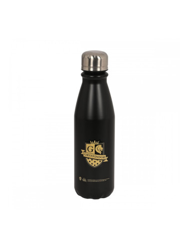Бутилка за вода Harry Potter Bravery Черен Метал 500 ml