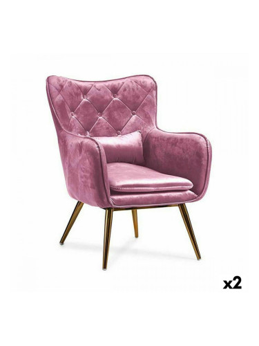 Фотьойл Розов 68 x 92 x 70 cm (2 броя)