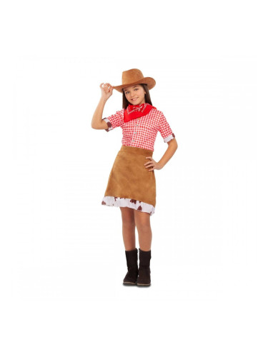 Маскировъчен костюм за деца My Other Me Жена каубой (3 Части) - 5-6 години