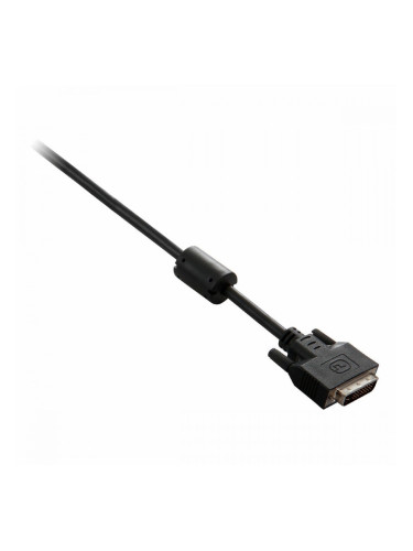 DVI-D дигитален видео кабел V7 V7E2DVI-03M-BLK      3 m Черен