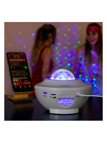 LED и лазерен звезден проектор с високоговорител Sedlay InnovaGoods