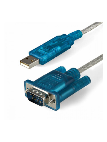 USB Cable DB-9 Startech ICUSB232SM3 Син 91 cm