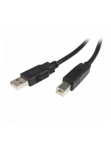 Кабел USB A към USB B Startech USB2HAB5M            Черен