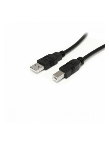 Кабел USB A към USB B Startech USB2HAB30AC          Черен