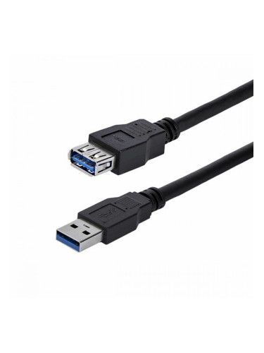 USB Cable Startech USB3SEXT1MBK         USB A Черен