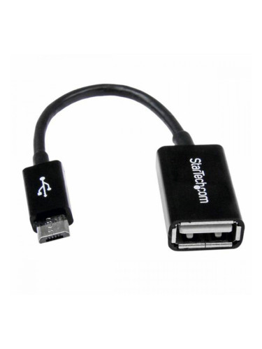 Кабел Micro USB Startech UUSBOTG              USB A Micro USB B Черен