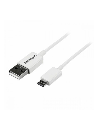 Кабел USB към micro USB Startech USBPAUB2MW Бял Жълт (4 броя)