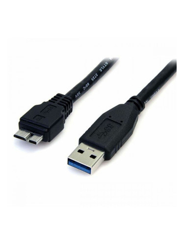 Кабел USB към Micro USB Startech USB3AUB50CMB         Черен