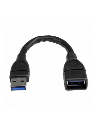USB Cable Startech USB3EXT6INBK         Черен