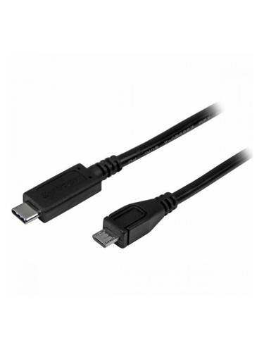 Адаптер за USB C Micro USB 2.0 Startech USB2CUB1M USB C Черен 1 m