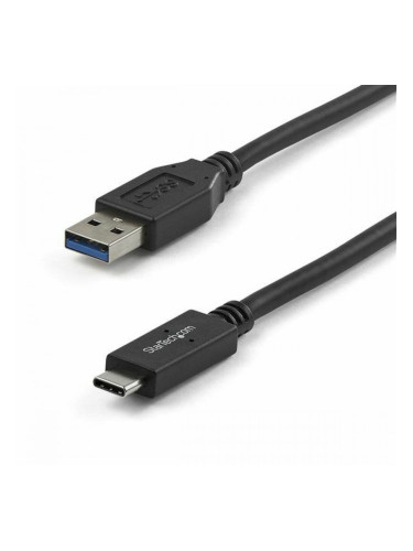Кабел USB A към USB C Startech USB31AC1M            Черен