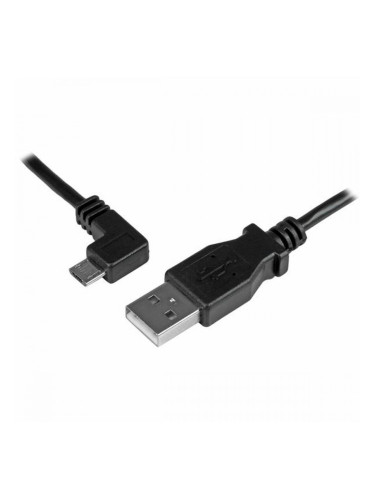 USB Cable Startech USBAUB50CMLA         Черен 0,5 m
