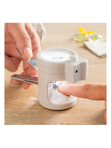 Нокторезачка с LED Светлина, Лупа и Пила Clail InnovaGoods