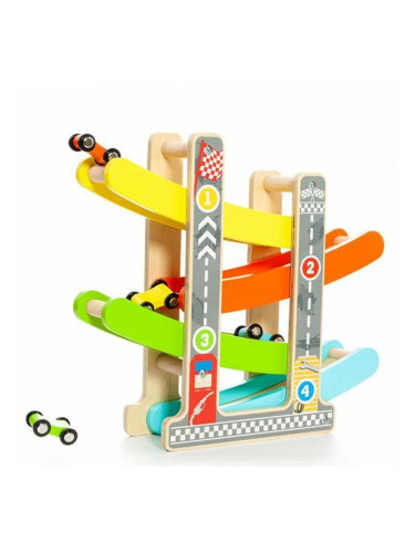 Дървена писта с рампа за достъп на автомобили Moltó