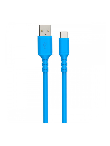 Кабел USB A към USB-C DCU Син 1 m