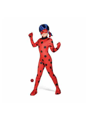 Маскировъчен костюм за деца Lady Bug 7 Части - Размер - 4-5 Години