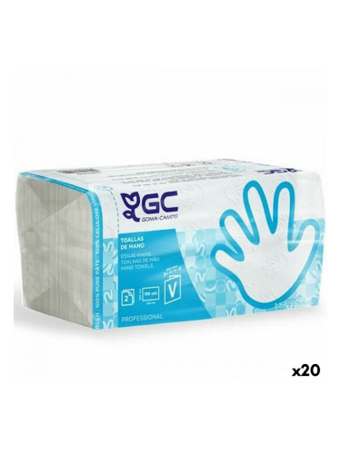 Кърпичка за Еднократна Употреба GC Xtrasec C3920 Бял 196 Части 20 броя