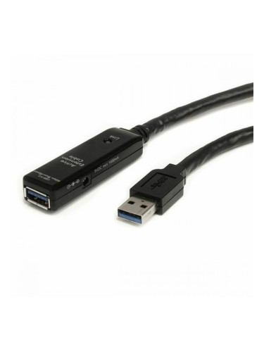 USB Cable Startech USB3AAEXT5M          USB A Черен