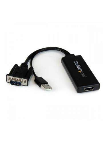 Адаптер HDMI към VGA Startech VGA2HDU              Черен