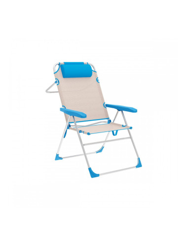 подплатен къмпинг стол Marbueno Син Бежов 67 x 99 x 66 cm