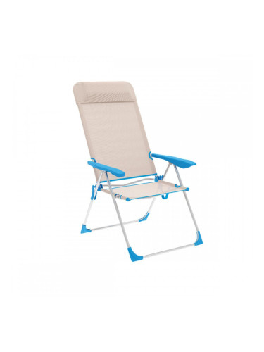 подплатен къмпинг стол Marbueno Син Бежов 69 x 109 x 58 cm