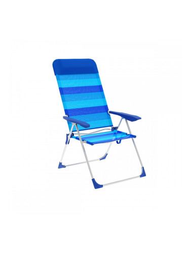 подплатен къмпинг стол Marbueno Райета Син 69 x 109 x 58 cm