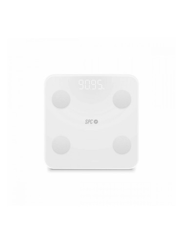 Електронен кантар за баня SPC ATENEA FIT 3 Бял калено стъкло Батерии x 3